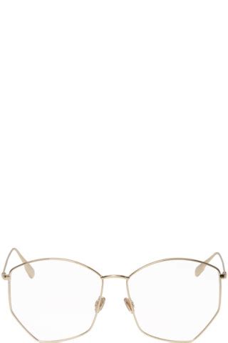 Gold DiorStellaire04 Glasses by Dior on Sale 